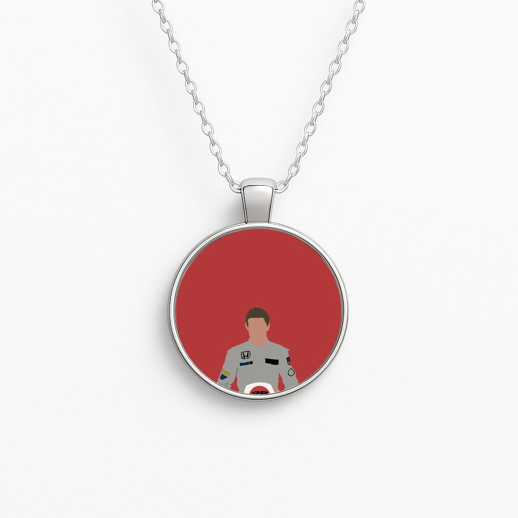 Button - F1 Necklace