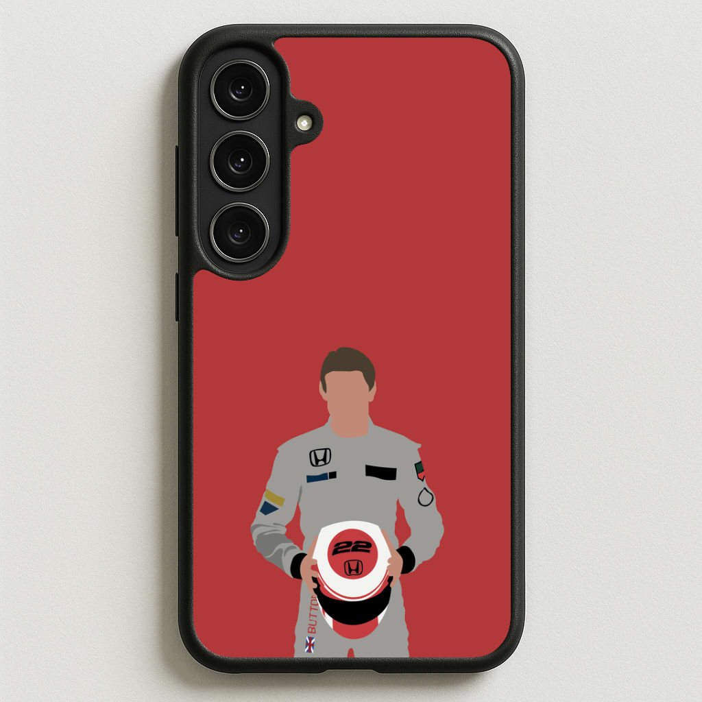 Button - F1 Phone Case for Galaxy S25FE