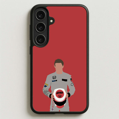 Button - F1 Phone Case for Galaxy S25FE