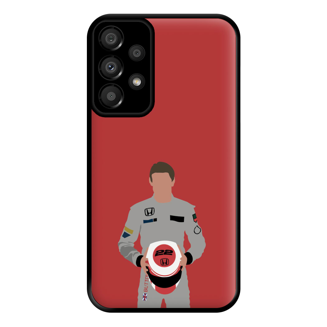 Button - F1 Phone Case for Galaxy A33