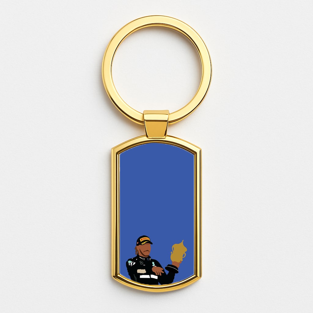 Hamilton - F1 Gold Keyring