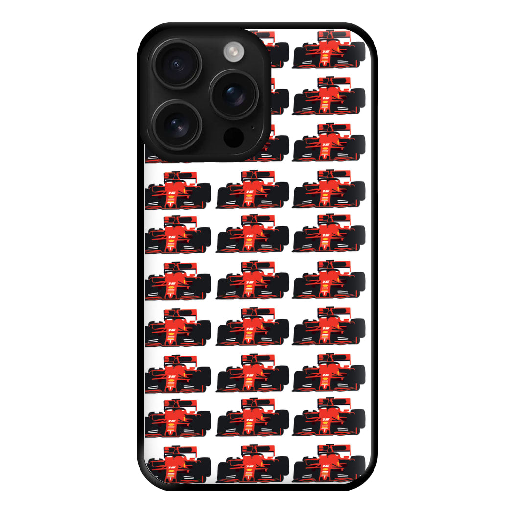 F1 Car Collage Phone Case for iPhone 16 Pro Max