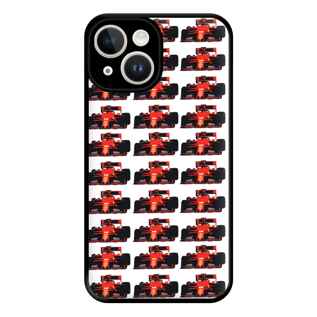 F1 Car Collage Phone Case for iPhone 14