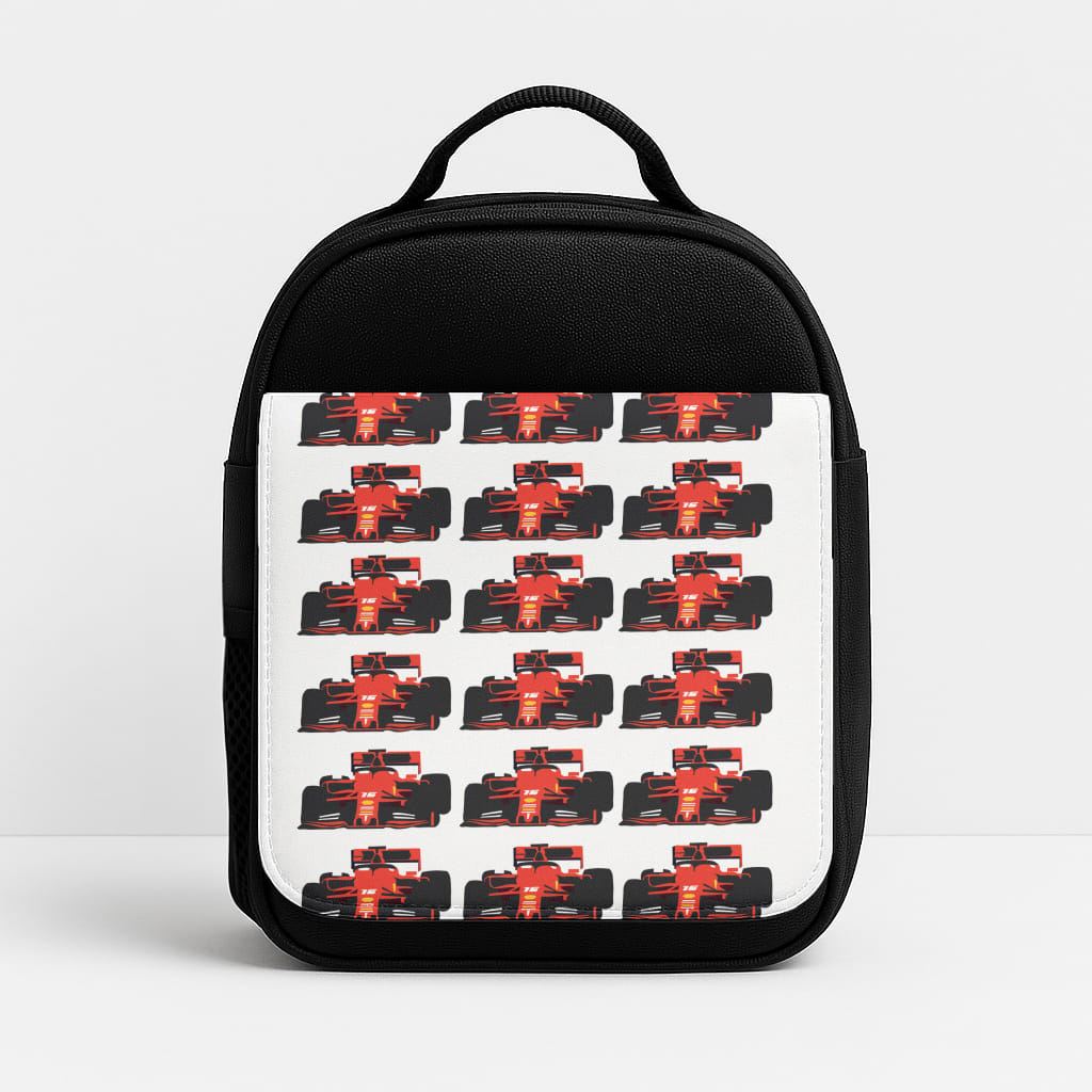 F1 Car Collage Insulated Lunchbox