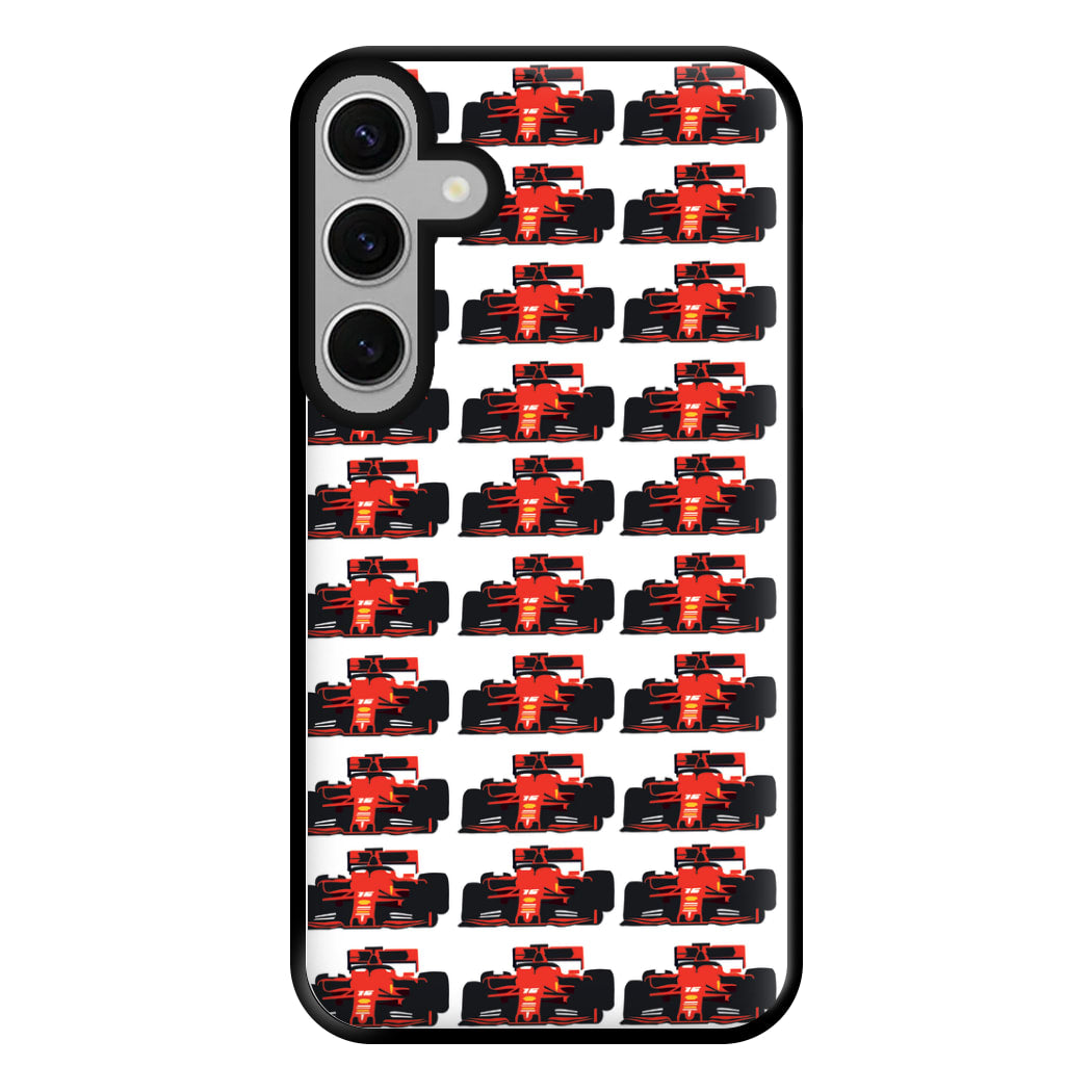 F1 Car Collage Phone Case for Galaxy S24FE