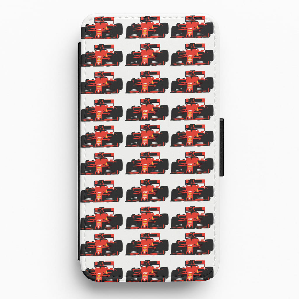 F1 Car Collage Flip / Wallet Phone Case