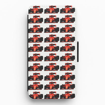 F1 Car Collage Flip / Wallet Phone Case