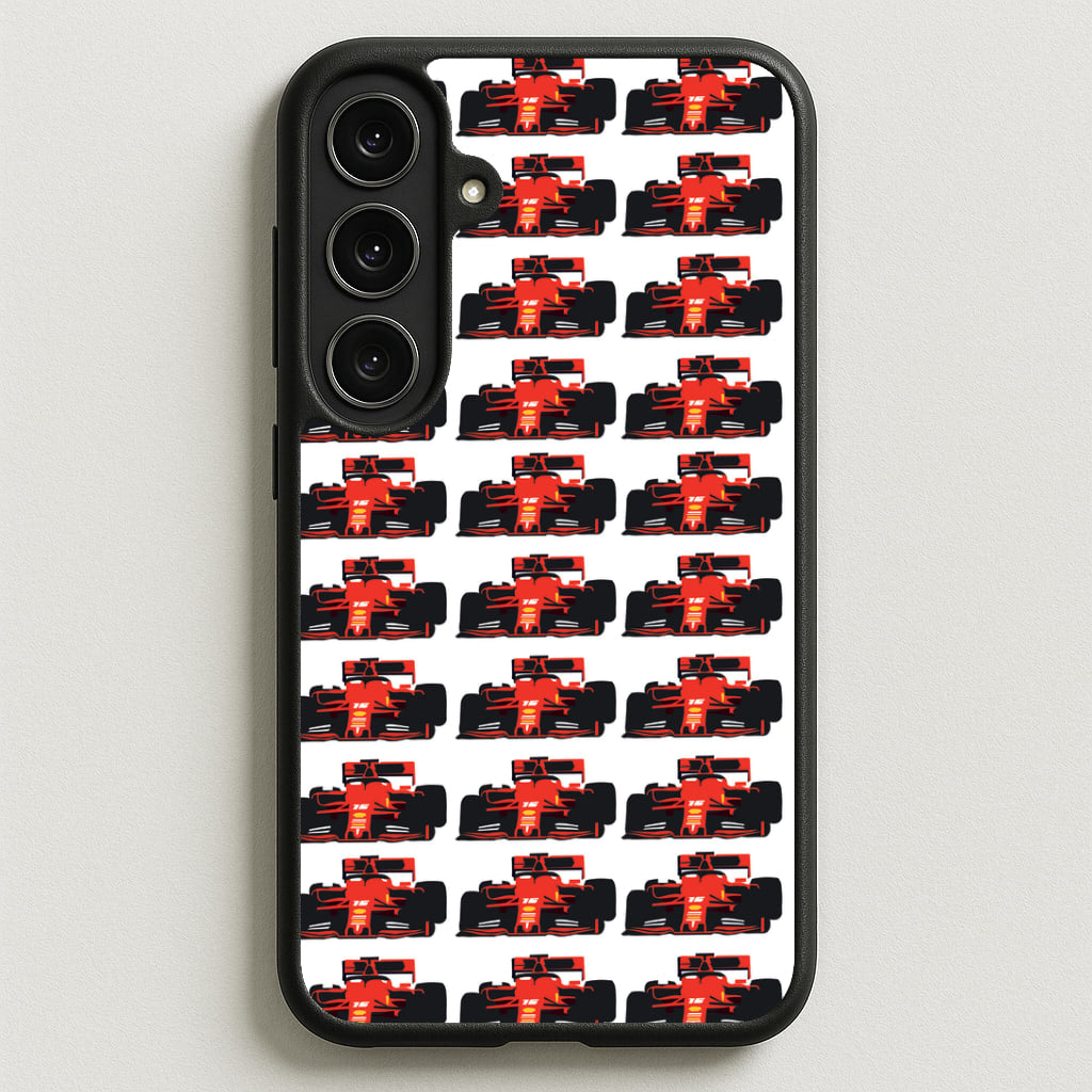 F1 Car Collage Phone Case for Galaxy S25FE