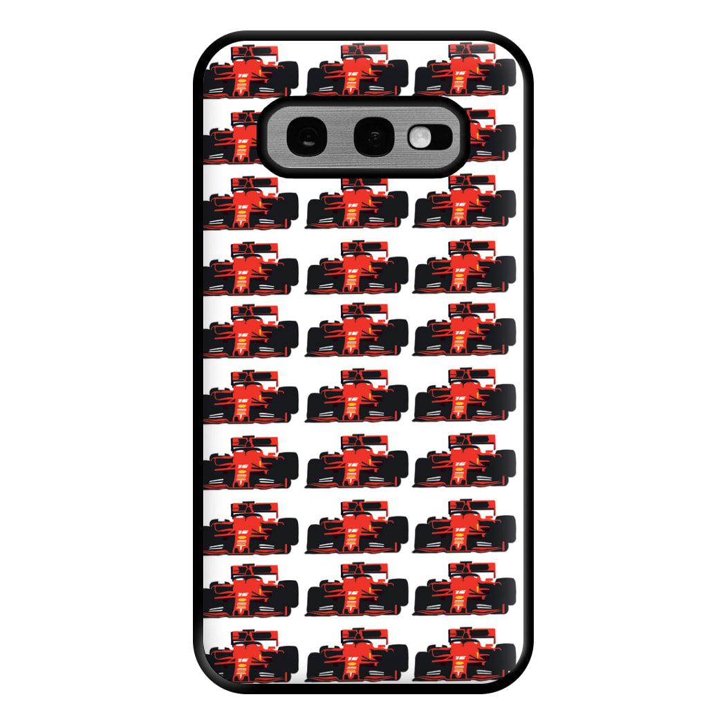 F1 Car Collage Phone Case for Galaxy S10e