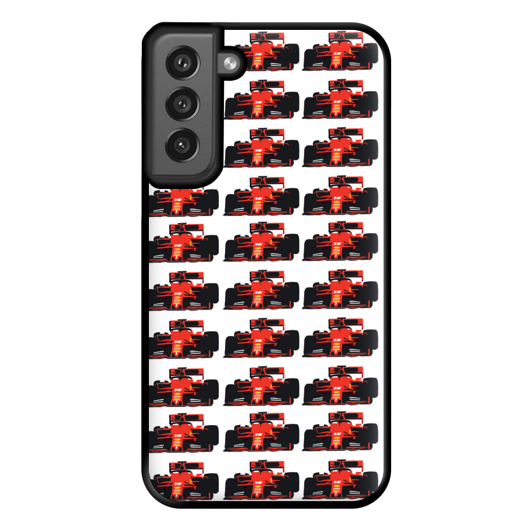 F1 Car Collage Phone Case for Galaxy S21FE