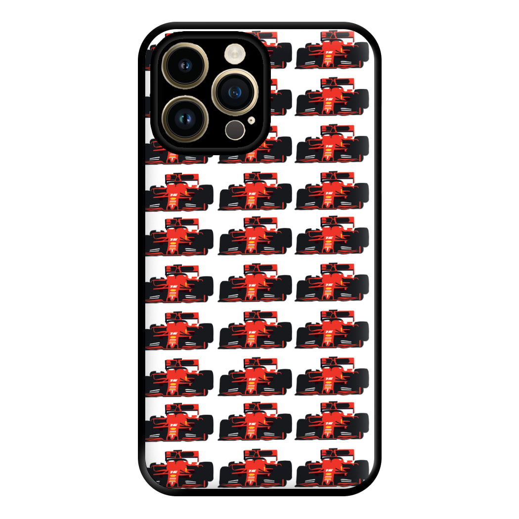 F1 Car Collage Phone Case for iPhone 14 Pro Max