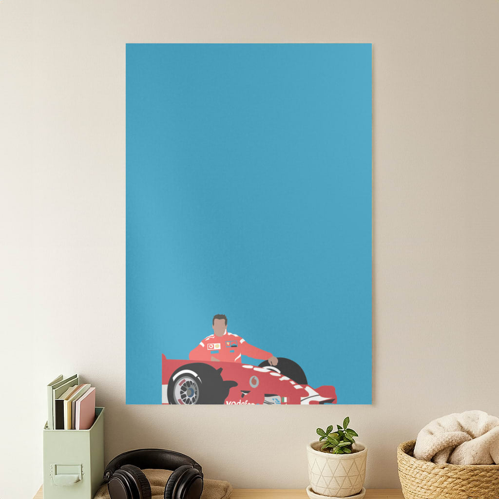 Schumaker - F1 Poster