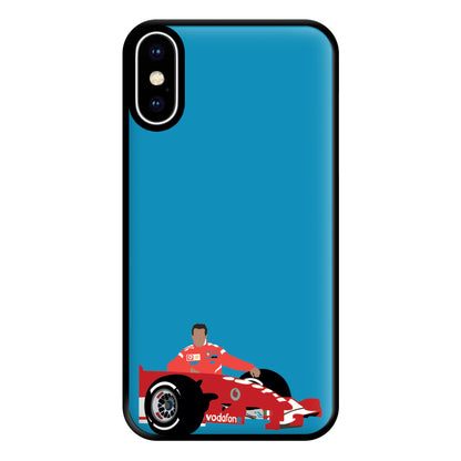 Schumaker - F1 Phone Case for iPhone XS Max