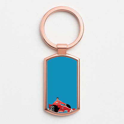 Schumaker - F1 Rose Gold Keyring
