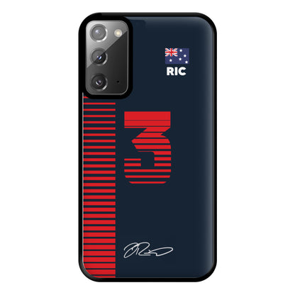 Ricciardo - F1 Phone Case for Galaxy Note 20 Ultra