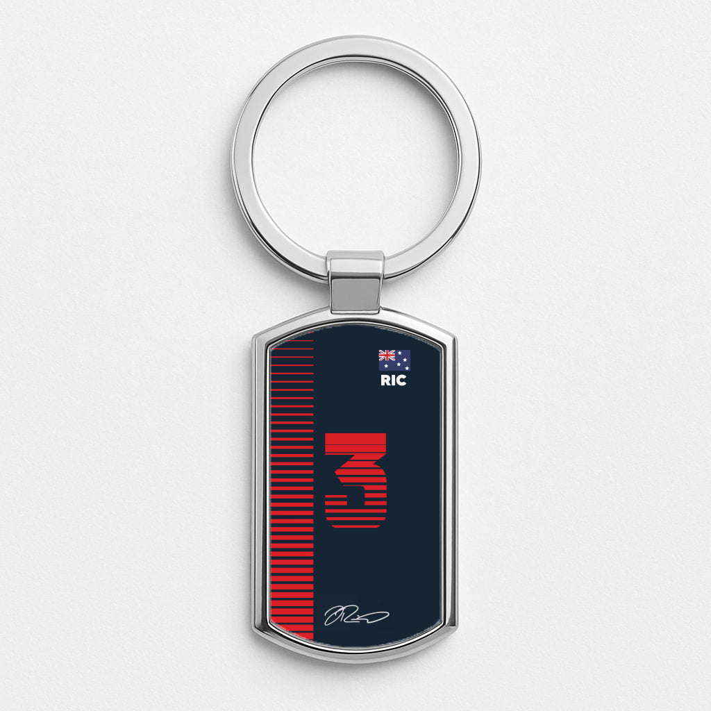 Ricciardo - F1 Silver Keyring