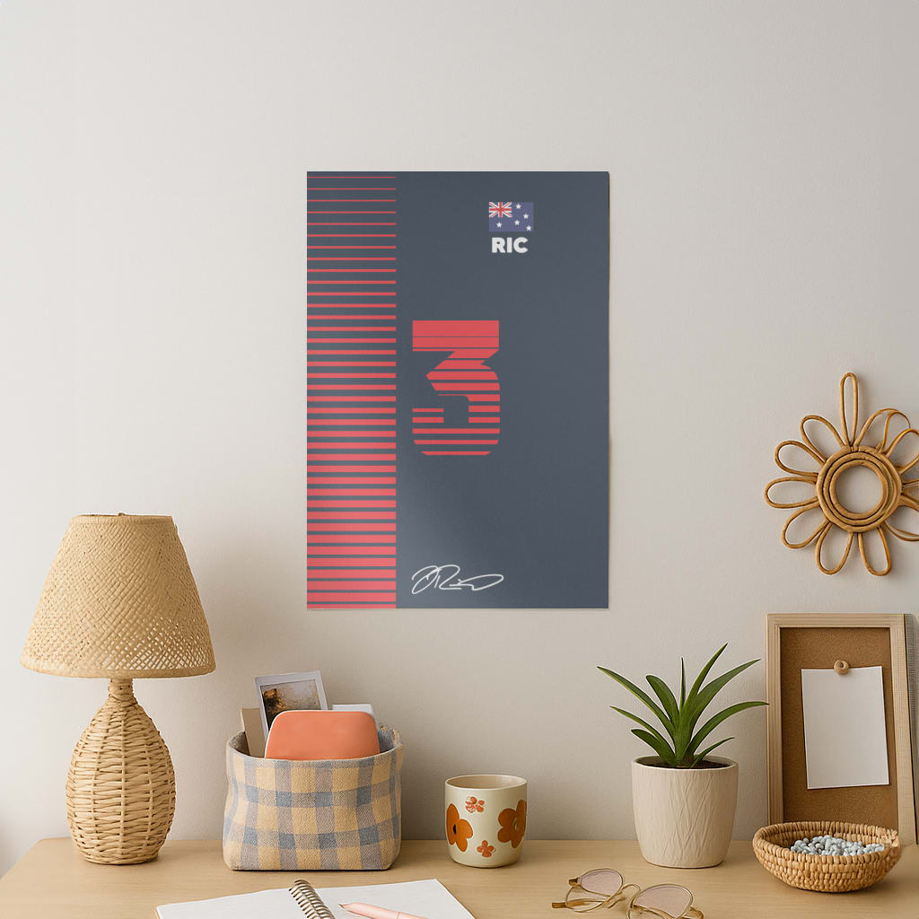 Ricciardo - F1 Art Print