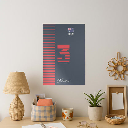 Ricciardo - F1 Art Print