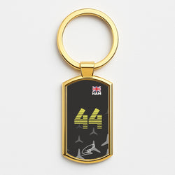Lewis Hamilton - F1 Gold Keyring