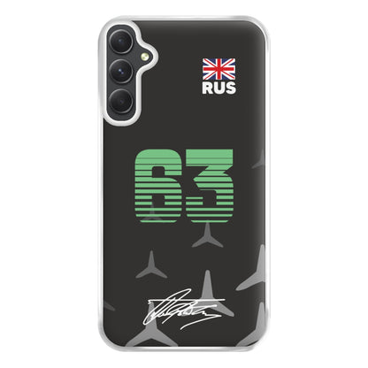 Russell - F1 Phone Case for Galaxy A34