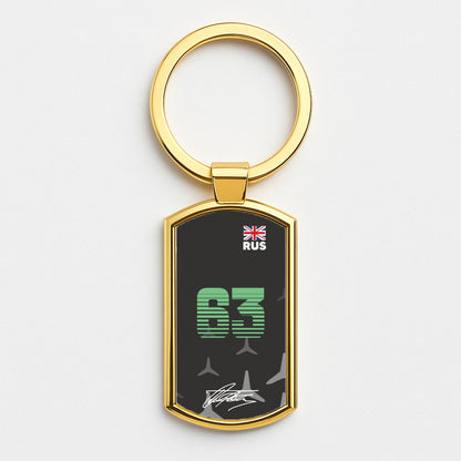 Russell - F1 Gold Keyring