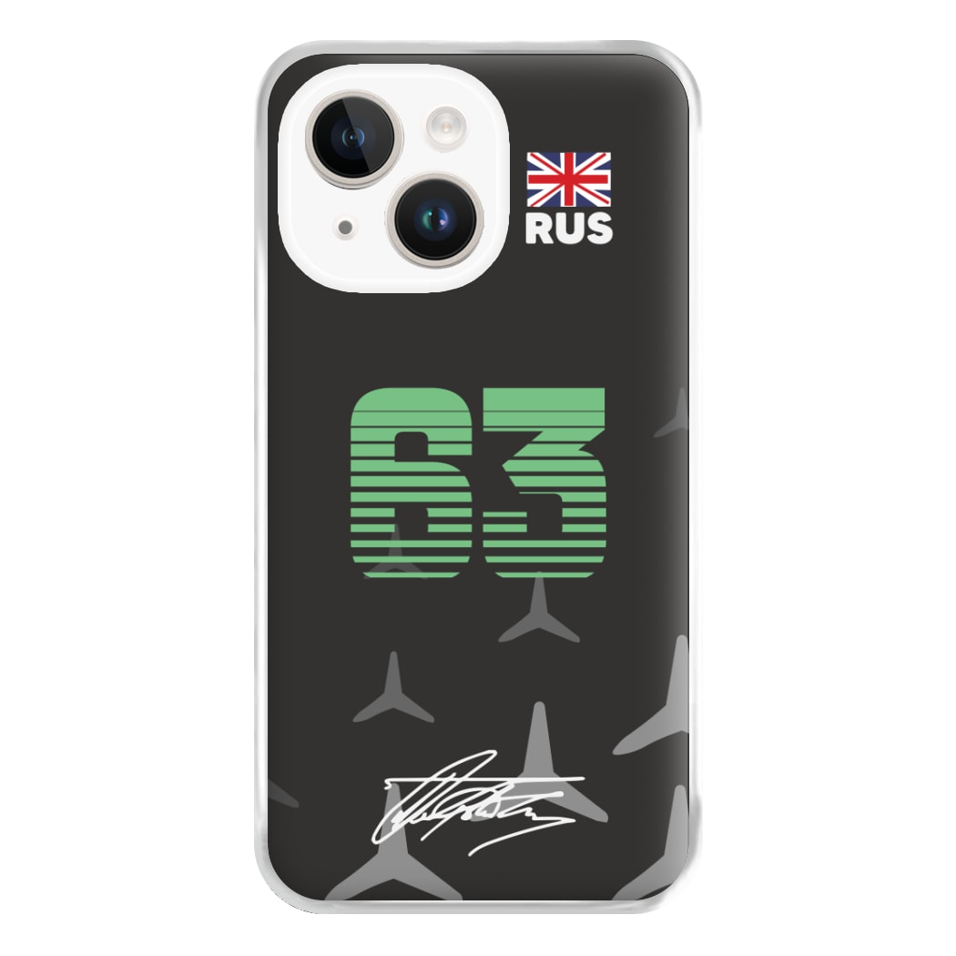 Russell - F1 Phone Case for iPhone 14 Plus