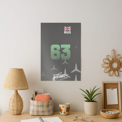 George Russel - F1 Art Print