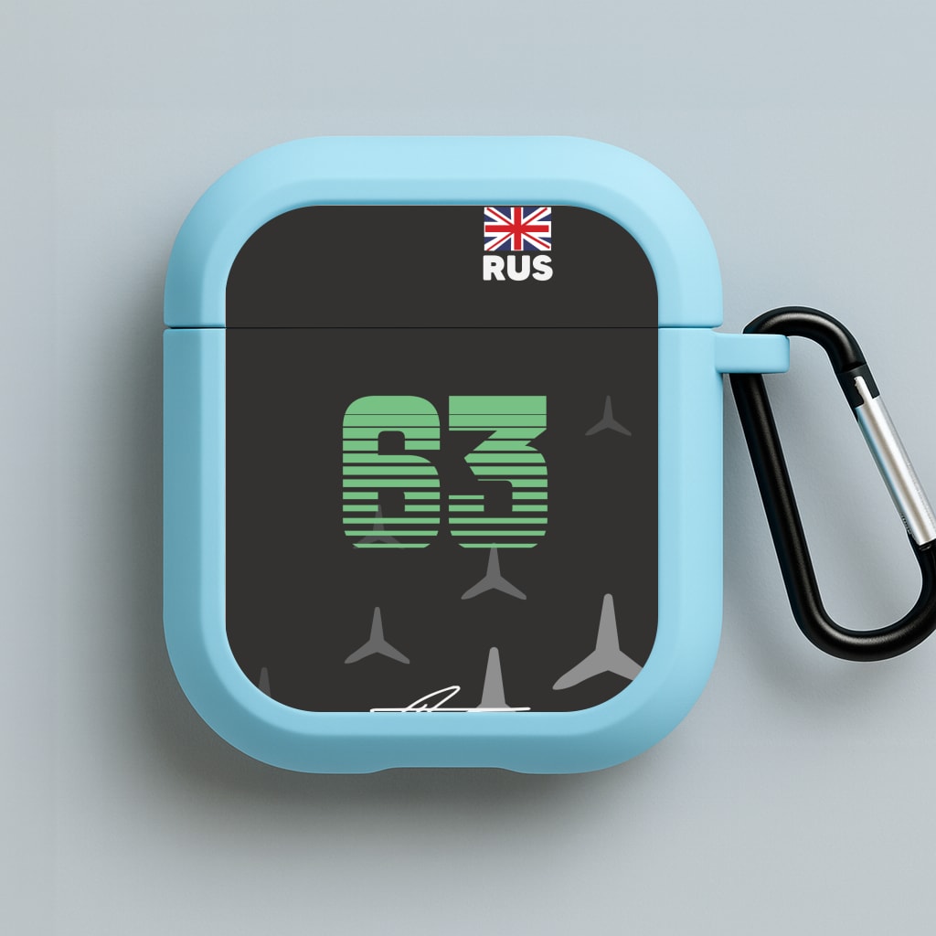 Russell - F1 Blue AirPods Case