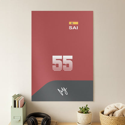 Sainz - F1 Poster