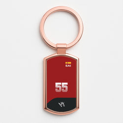 Sainz - F1 Rose Gold Keyring