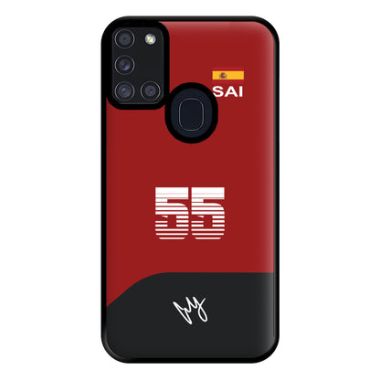 Sainz - F1 Phone Case for Galaxy A21s