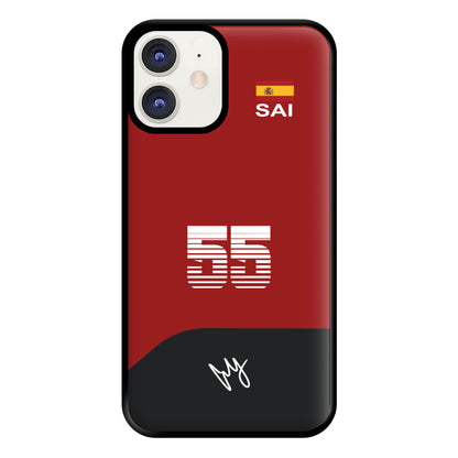 Sainz - F1 Phone Case for iPhone 12 / 12 Pro