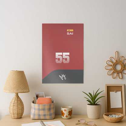 Sainz - F1 Art Print