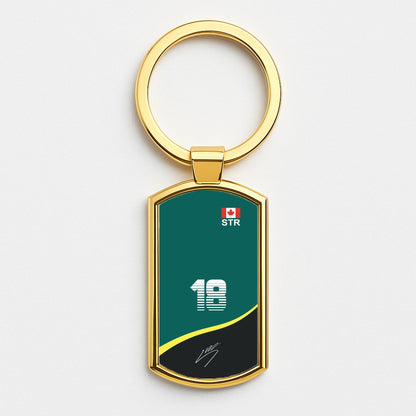 Stroll - F1 Gold Keyring