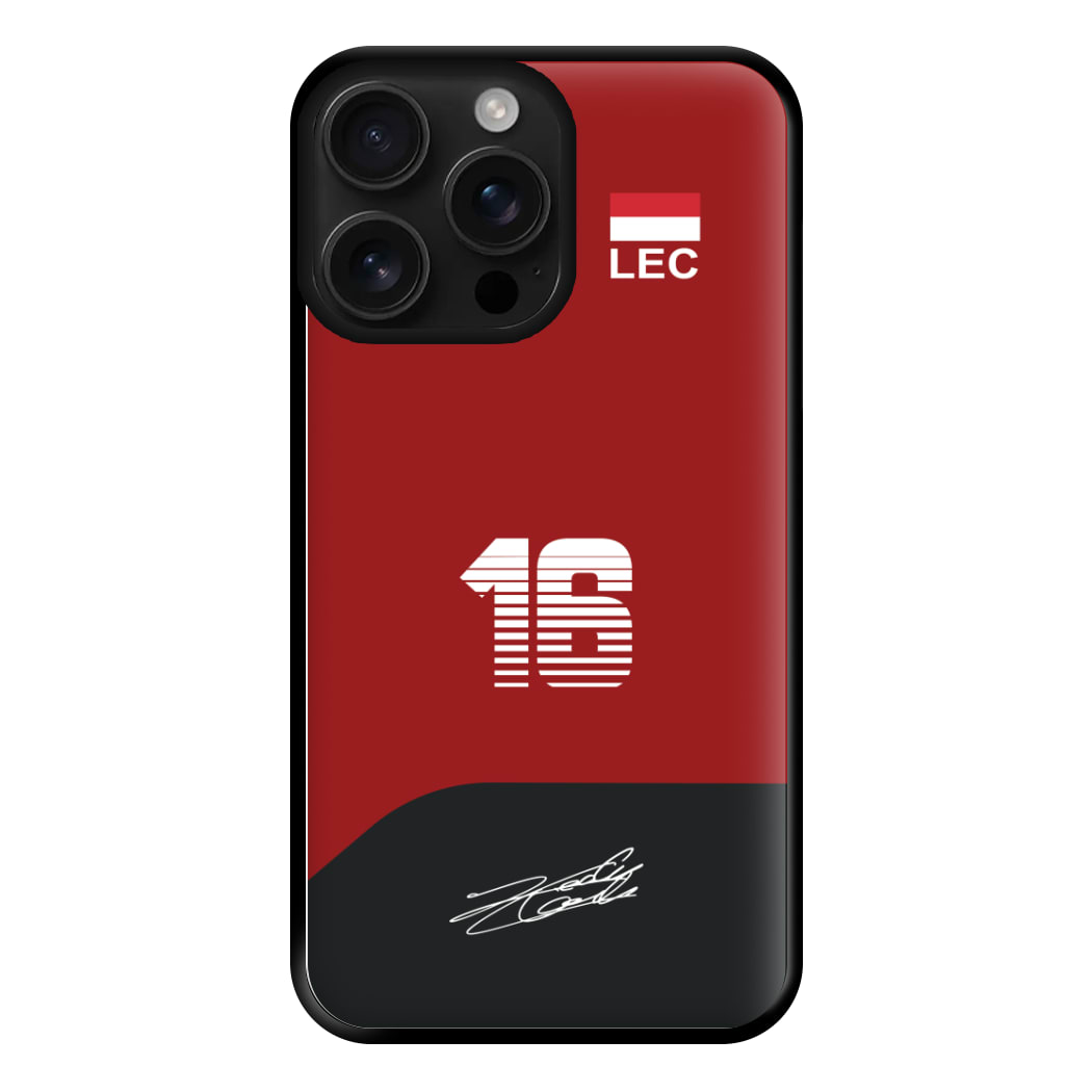 Leclerc - F1 Phone Case for iPhone 16 Pro Max