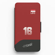 Leclerc - F1 Flip / Wallet Phone Case 1