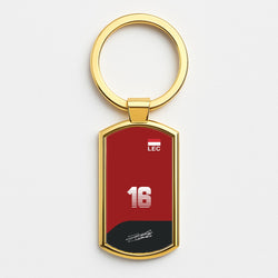 Leclerc - F1 Gold Keyring