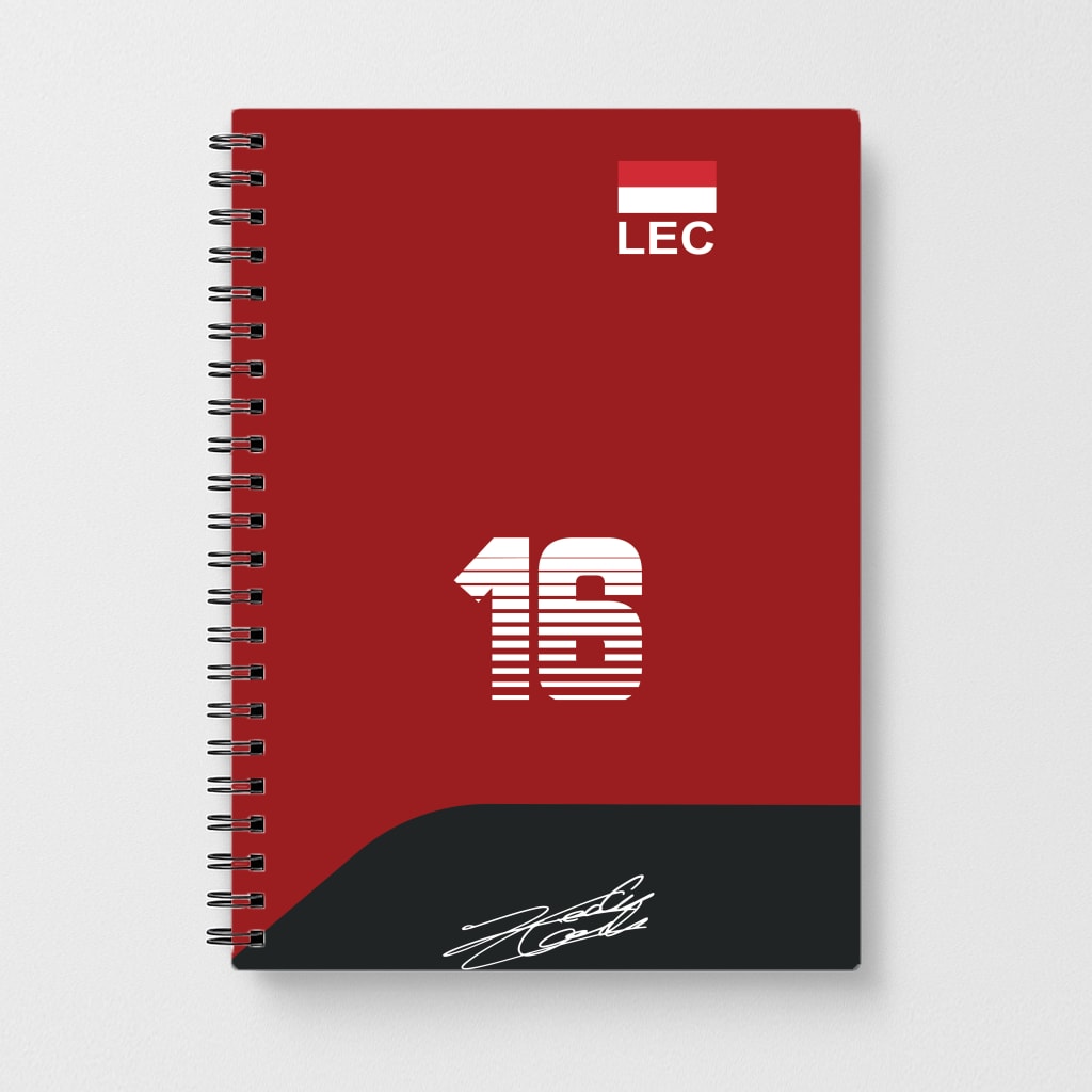 Leclerc - F1 Notebook