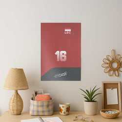 Leclerc - F1 Art Print