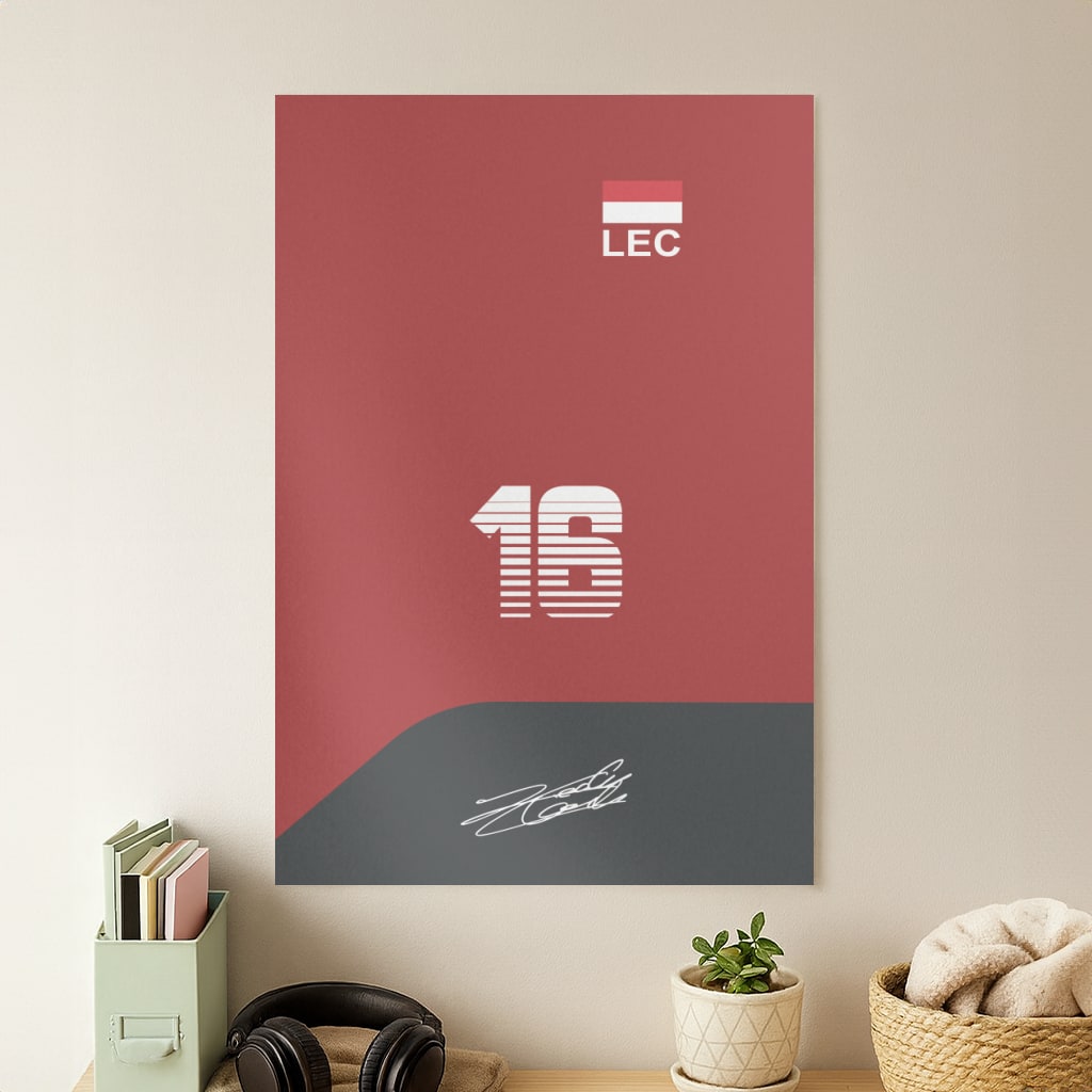 Leclerc - F1 Poster