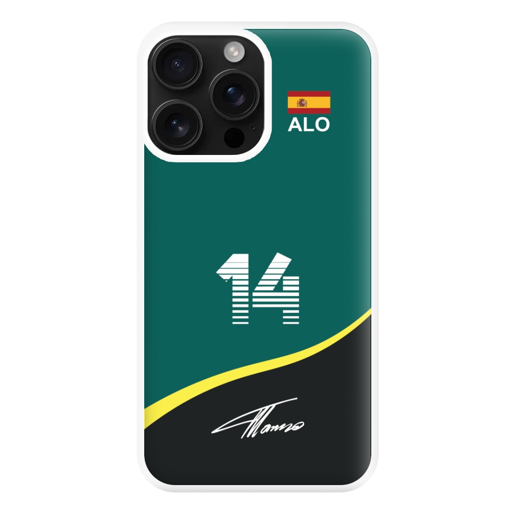 Alonso - F1 Phone Case