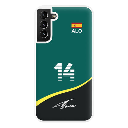 Alonso - F1 Phone Case for Galaxy S21 Plus