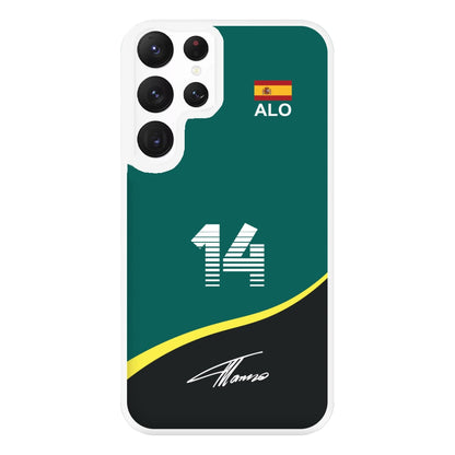 Alonso - F1 Phone Case for Galaxy S22 Ultra