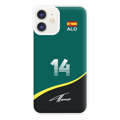 Alonso - F1 Phone Case for iPhone 12 / 12 Pro