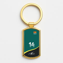 Alonso - F1 Gold Keyring
