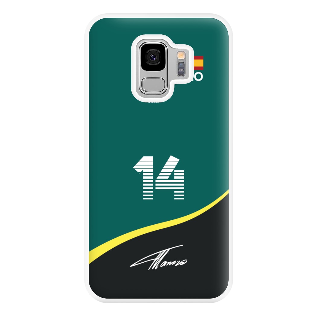 Alonso - F1 Phone Case for Galaxy S9 Plus