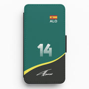 Alonso - F1 Flip / Wallet Phone Case 1