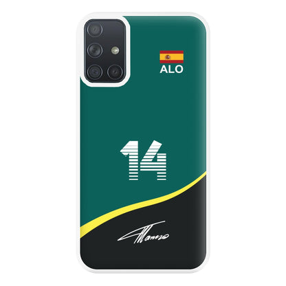 Alonso - F1 Phone Case for Galaxy A71