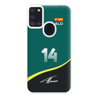 Alonso - F1 Phone Case for Galaxy A21s