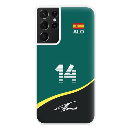 Alonso - F1 Phone Case for Galaxy S21 Ultra